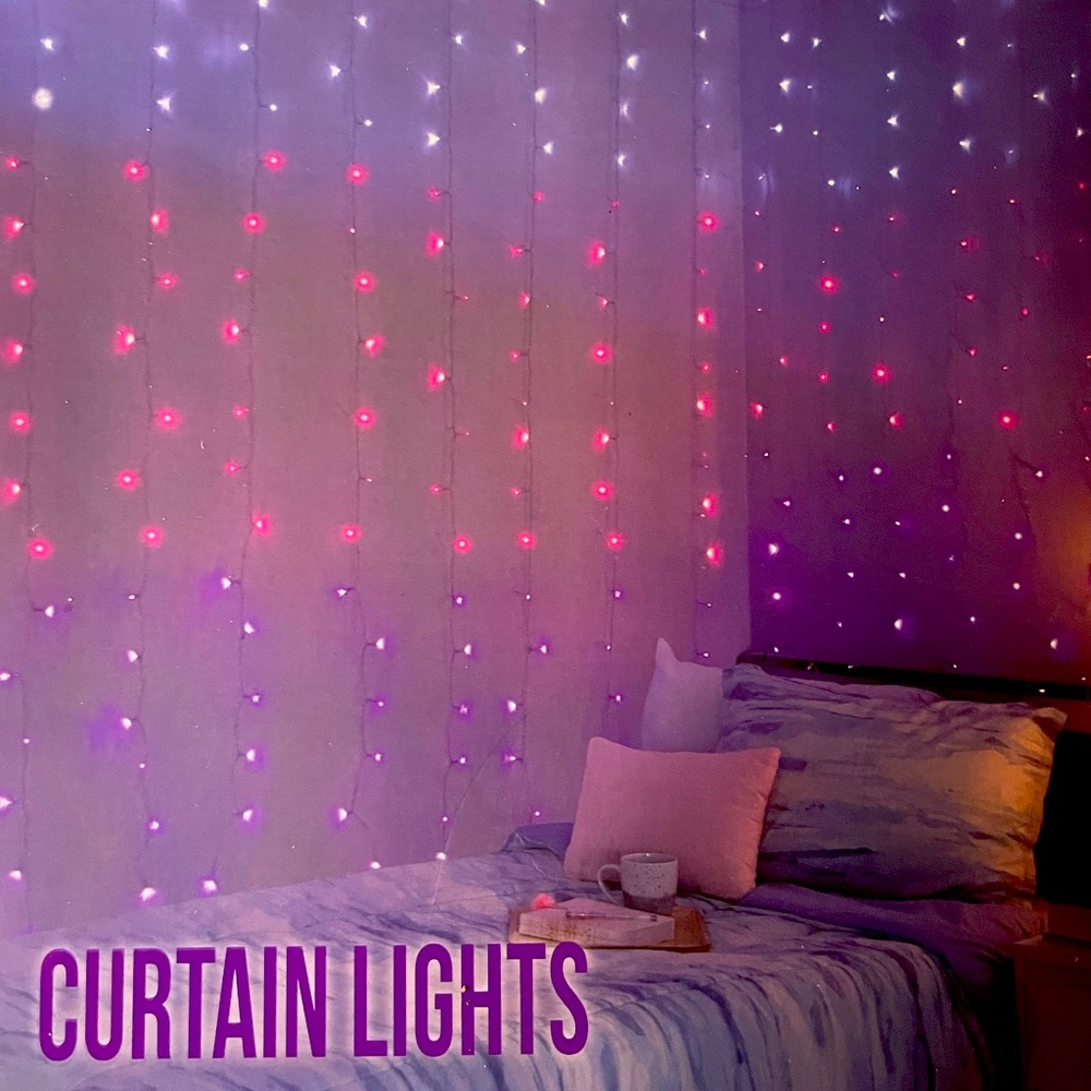 Ombré LED Curtain Lights 🌈
